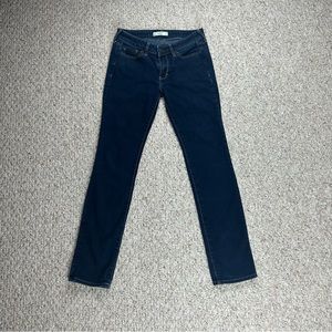 Abercrombie & Fitch Jeans Womens 00S 24X31 Blue Skinny Denim Pants Stretch